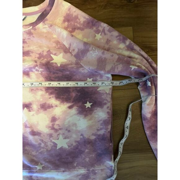 Wildfox purple tie dye star sweatshirt size large - Picture 11 of 11